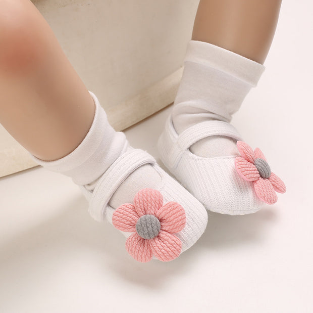 Spring And Autumn Style 0-1 Year Old Baby Toddler Shoes Soft Bottom Breathable Baby Shoes All-Match Princess Shoes