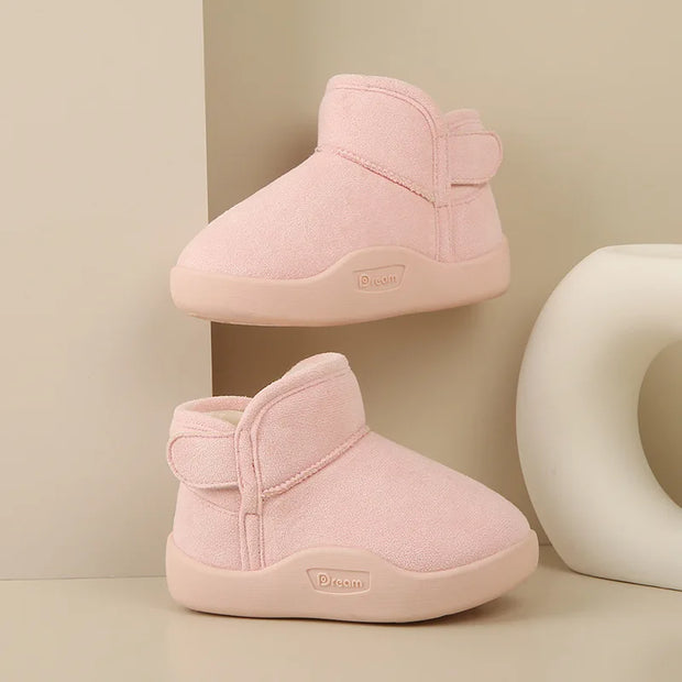 Winter Baby Girl Shoes Toddler Snow Boots Infant Plush Warm Kids Ankle Boots Boys Cotton Shoes