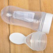 Newborn Baby Silicone Squeezing Feeding Bottle