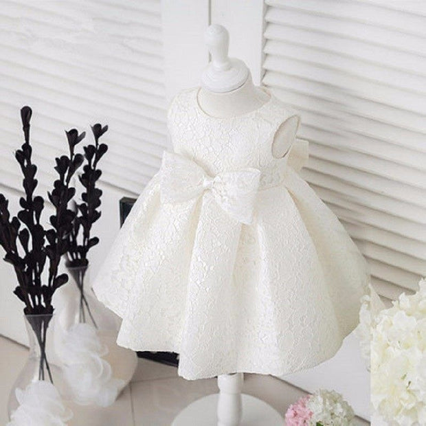 Cute children one year old baby girl princess dress dress