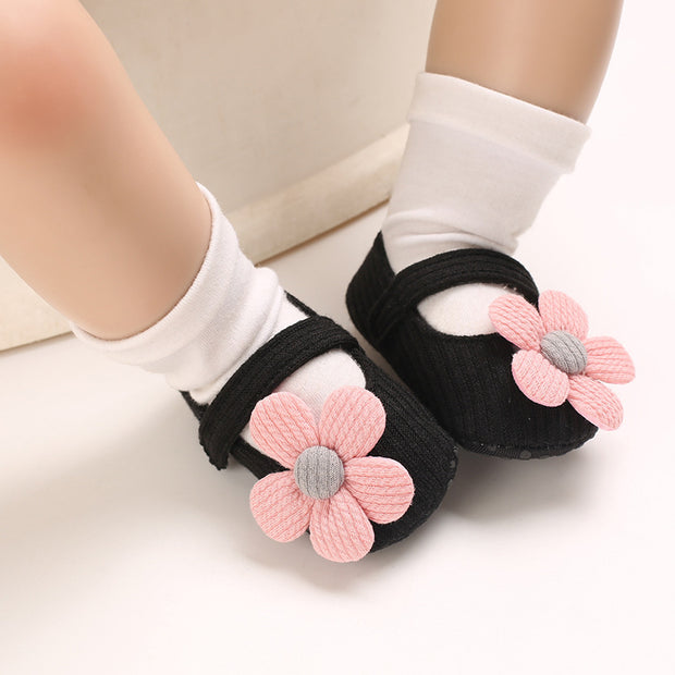 Spring And Autumn Style 0-1 Year Old Baby Toddler Shoes Soft Bottom Breathable Baby Shoes All-Match Princess Shoes