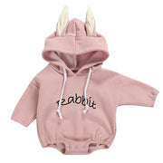 Todder Kid new born baby clothes Girl Boy Rabbit Letter Sweatshirt Tops Spring Autumn clothes Pullover Bodysuit baby costumes