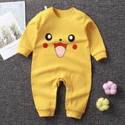 2024 Spring Autumn 0-2 Years Old Baby Romper Baby Jumpsuit Boys Girls Long-sleeved Trousers Newborn Romper Climbing Clothes