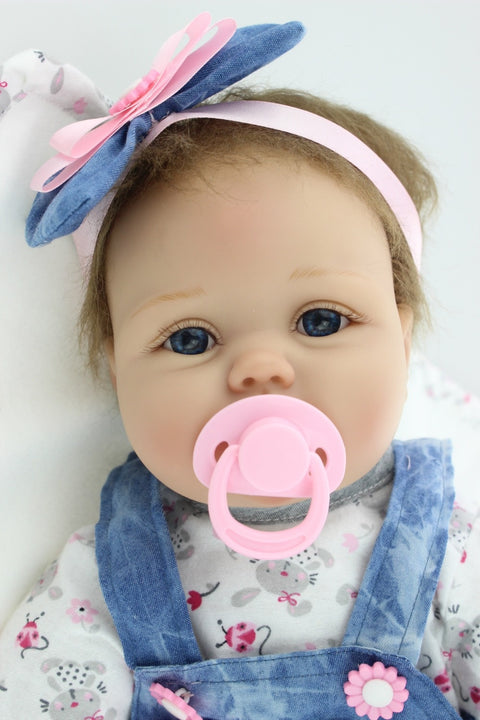 55cm Reborn Baby Dolls Gentle Touch Lovely Premmie Baby Doll Realistic Reborn Baby Pupular Christmas Gift