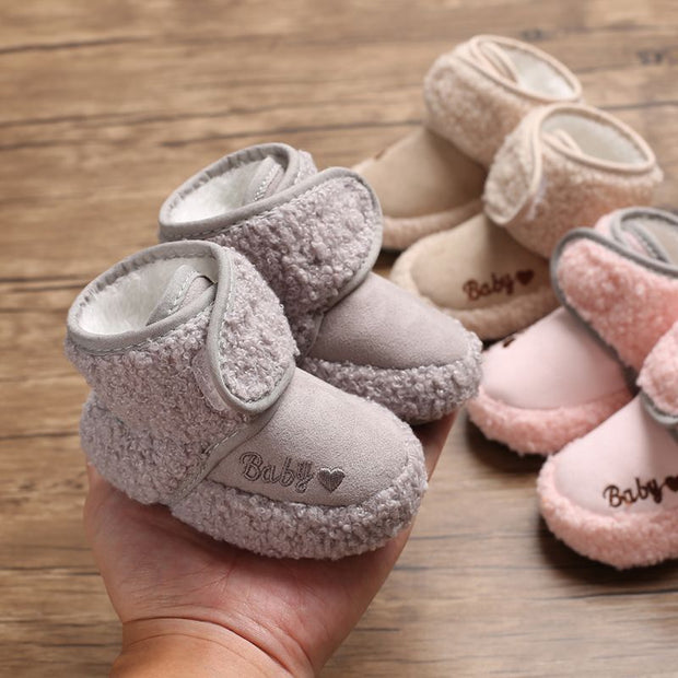 Baby Winter Warm First Walkers Cotton Baby Shoes Cute Infant Baby boys girls shoes soft sole indoor shoes for 0-18M