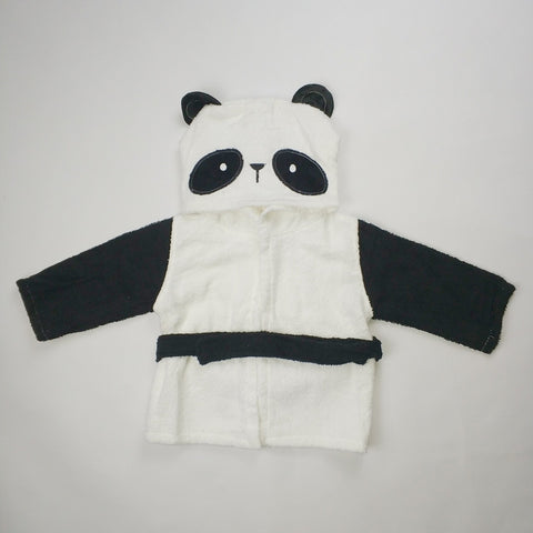 Children's Cardigan Hooded Animal Bathrobe Baby Home Clothes Cotton Towel Material Baby Absorbent Bath Towel