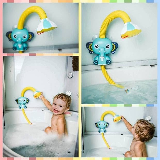 Bath Toys Baby Water Game Elephant Model Faucet Shower Electric Water Spray Toy For Kids Swimming Bathroom Baby Toys