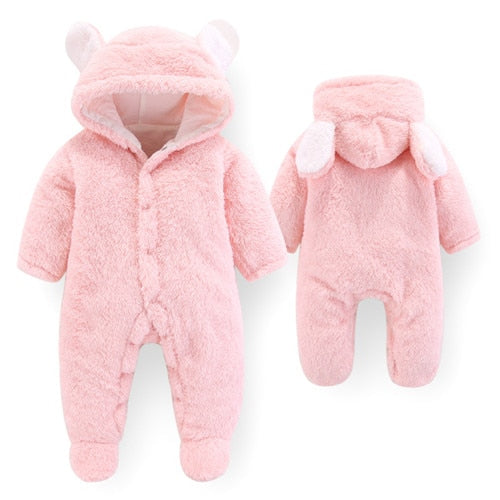 Newborn Velvet Romper – Autumn/Winter Baby Outfit