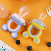 Baby products baby pacifier fruit and vegetable silicone baby nutrition fruit and vegetable mesh bag complementary food feeder