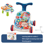 Baby Hand Push Toddler Toys Children's Music Glide Baby Anti-Rollover Multifunctional Walker