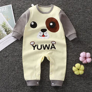 2024 Spring Autumn 0-2 Years Old Baby Romper Baby Jumpsuit Boys Girls Long-sleeved Trousers Newborn Romper Climbing Clothes