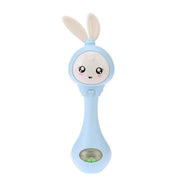 Musical Flashing Baby Rattles Infant Bells Juguetes Rabbit Hand Bells Rattles Newborn Baby Toy Early Educational Baby Toys 0-12M