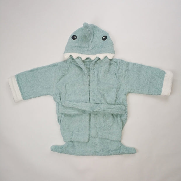 Children's Cardigan Hooded Animal Bathrobe Baby Home Clothes Cotton Towel Material Baby Absorbent Bath Towel