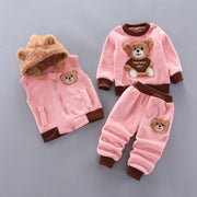 Fashion Baby Boys Clothes Autumn Winter Warm Baby Girl Clothes Kids Sport Suit Outfits Newborn Baby Clothes Infant Clothing Sets