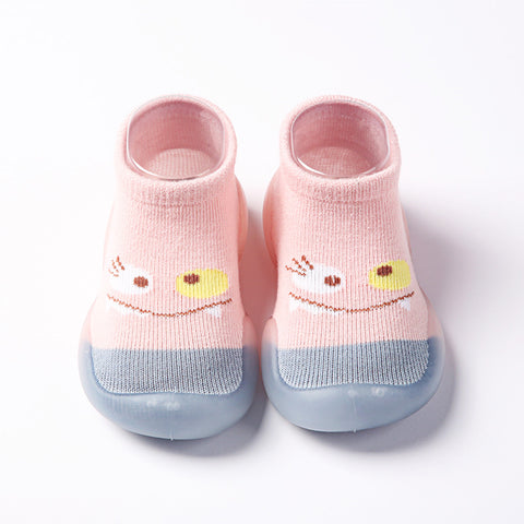 Children's Floor Socks Shoes Spring And Autumn Pure Cotton Thin Baby Socks Shoes Baby Toddler Shoes Indoor Cartoon Front Shoes