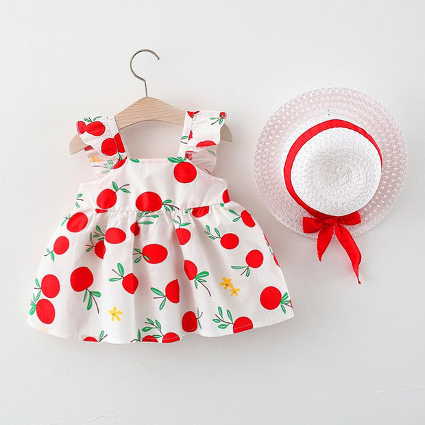 Summer New Princess Suspender Dress Baby Cotton Skirt Children's Clothing