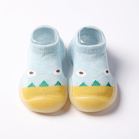 Children's Floor Socks Shoes Spring And Autumn Pure Cotton Thin Baby Socks Shoes Baby Toddler Shoes Indoor Cartoon Front Shoes