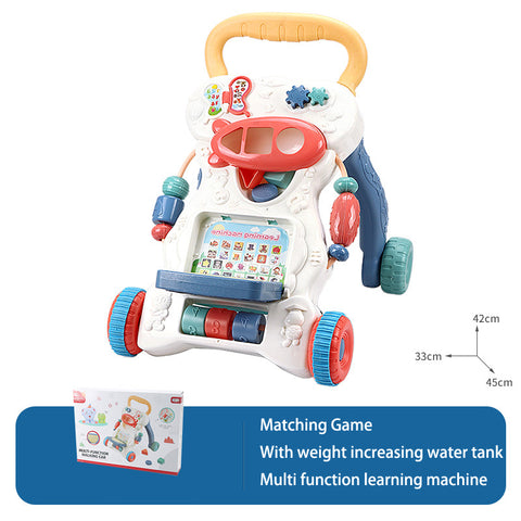 Baby Hand Push Toddler Toys Children's Music Glide Baby Anti-Rollover Multifunctional Walker