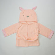 Children's Cardigan Hooded Animal Bathrobe Baby Home Clothes Cotton Towel Material Baby Absorbent Bath Towel