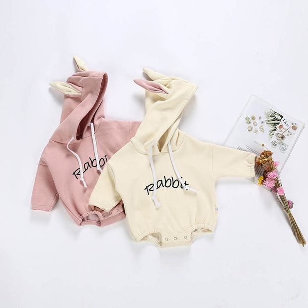 Todder Kid new born baby clothes Girl Boy Rabbit Letter Sweatshirt Tops Spring Autumn clothes Pullover Bodysuit baby costumes