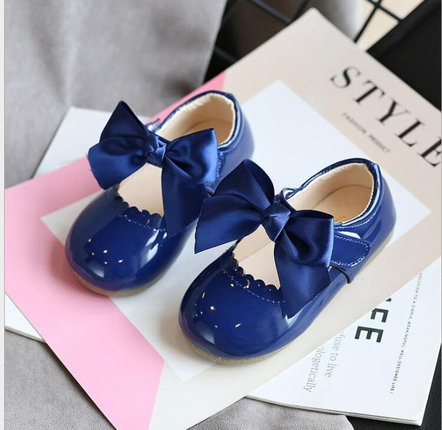 Newest Summer Kids Shoes Fashion Leathers Sweet Children Sandals For Girls Toddler Baby Breathable PU Out Bow Shoes