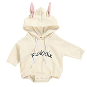 Todder Kid new born baby clothes Girl Boy Rabbit Letter Sweatshirt Tops Spring Autumn clothes Pullover Bodysuit baby costumes