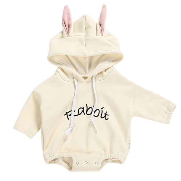 Todder Kid new born baby clothes Girl Boy Rabbit Letter Sweatshirt Tops Spring Autumn clothes Pullover Bodysuit baby costumes