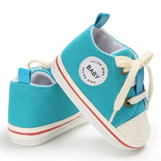 Newborn Baby Shoes Infant first walkers Tollder Canvas Shoes Lace-up Baby Girls Sneaker Prewalker 0-18M