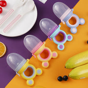 Baby products baby pacifier fruit and vegetable silicone baby nutrition fruit and vegetable mesh bag complementary food feeder