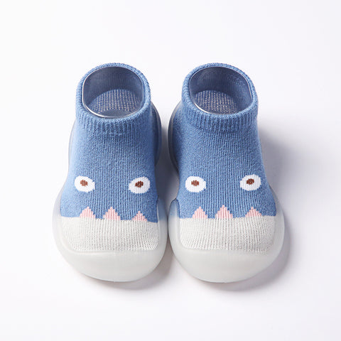 Children's Floor Socks Shoes Spring And Autumn Pure Cotton Thin Baby Socks Shoes Baby Toddler Shoes Indoor Cartoon Front Shoes