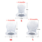 Baby products baby pacifier fruit and vegetable silicone baby nutrition fruit and vegetable mesh bag complementary food feeder