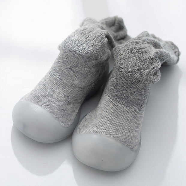 Baby Socks Shoes Summer New Baby Anti-Mosquito Socks Long Tube Breathable Soft Bottom Non-Slip Children's Foreign Style Toddler Shoes And Socks