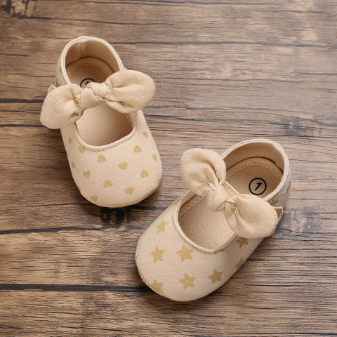 Spring And Autumn Models 0-1 Year Old Baby Toddler Shoes Soft Bottom Baby Shoes Soft Rubber Bottom Breathable Princess Shoes