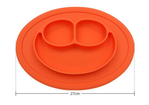 Silicone Material Baby Dining Plate