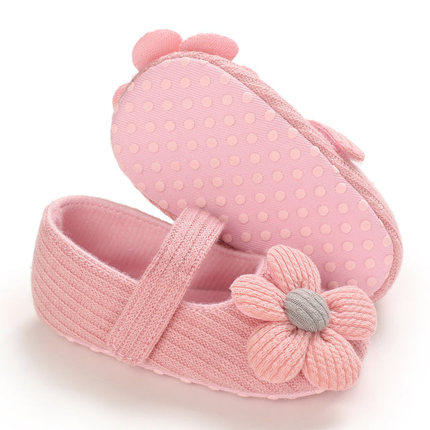 Spring And Autumn Style 0-1 Year Old Baby Toddler Shoes Soft Bottom Breathable Baby Shoes All-Match Princess Shoes